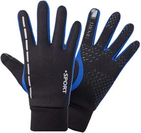 img 4 attached to Outdoor Touchscreen Multi Purpose Reflective Conditions Men's Accessories for Gloves & Mittens