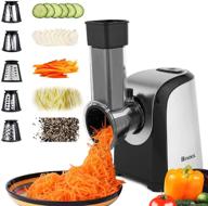 🥗 homdox electric salad maker slicer shredder with one-touch control, greater electric cheese grater, carrot slicer machine | includes 4 stainless steel rotary blades логотип