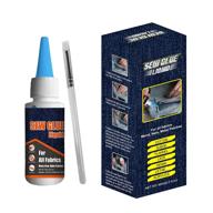 🧵 plextone 1 min quick bonding liquid sew glue – fast dry reinforcing adhesive for fabrics, clothing, leather, and more (60ml) logo