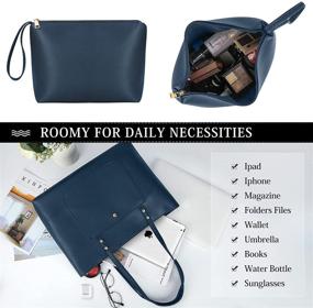 img 2 attached to Waterproof Durable Leather Shoulder Women's Handbags & Wallets: Stylish and Resilient Accessories for All Occasions
