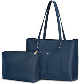 img 4 attached to Waterproof Durable Leather Shoulder Women's Handbags & Wallets: Stylish and Resilient Accessories for All Occasions