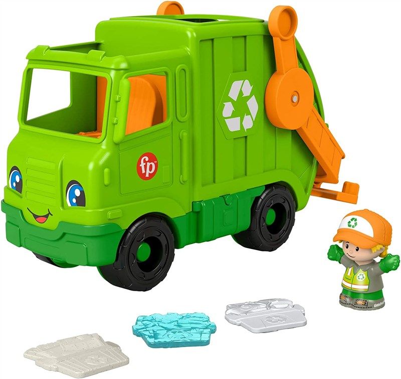 fisher price recycling push along toddlers preschool 로고