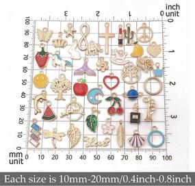 img 3 attached to 📿 Wholesale Assorted Charms for DIY Jewelry Making - 150Pcs Pendants for Necklaces, Bracelets, Earrings, Craft Supplies - Perfect Accessories for Girls and Teens