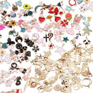 📿 wholesale assorted charms for diy jewelry making - 150pcs pendants for necklaces, bracelets, earrings, craft supplies - perfect accessories for girls and teens logo