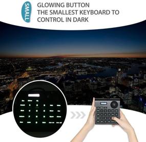 img 3 attached to 🎛️ LEFTEK PTZ Keyboard Controller with LCD Screen Display Menu for Analog Camera RS485 - Mini PTZ Joystick