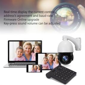 img 2 attached to 🎛️ LEFTEK PTZ Keyboard Controller with LCD Screen Display Menu for Analog Camera RS485 - Mini PTZ Joystick