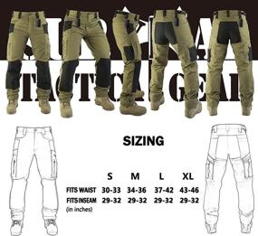 img 3 attached to 👖 Men's Outdoor Military Camo Cargo Trousers - Survival Tactical Gear for Camping and Hiking