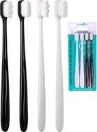 🦷 optimal gums sensitive nano toothbrush for extra softness, adult manual toothbrushes for sensitive teeth, ultra soft toothbrush for enhanced gum care, suitable for kids & adults (4 pack) logo