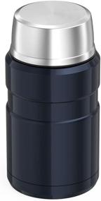 img 2 attached to 🥣 Stainless King Vacuum-Insulated Food Jar, 24 oz, Midnight Blue - THERMOS