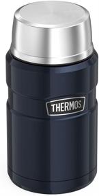 img 3 attached to 🥣 Stainless King Vacuum-Insulated Food Jar, 24 oz, Midnight Blue - THERMOS