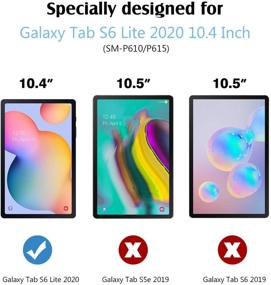 img 3 attached to 🔵 TiMOVO Ultra Slim Lightweight Magnetic Stand Cover for Samsung Galaxy Tab S6 Lite 10.4 Inch 2020 (SM-P610/P615) - Light Blue