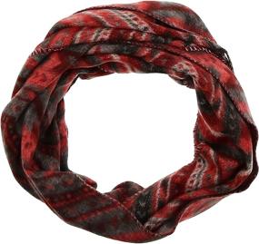img 2 attached to 🧣 Stay Stylish with Accessories First ZigZag Scarf - Trendy Women's Acrylic Woven Scarf with Twisted Fringes