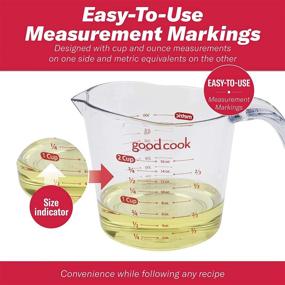 img 1 attached to 📏 Clear Measuring Cup with Measurements for Good Cooks - 2-Cup