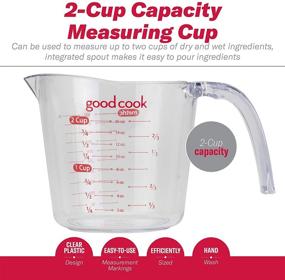 img 2 attached to 📏 Clear Measuring Cup with Measurements for Good Cooks - 2-Cup