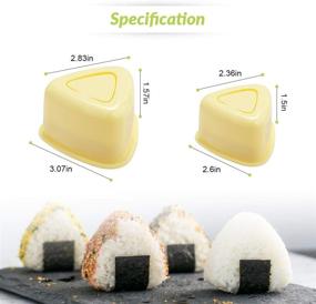 img 3 attached to 🔶 Revolutionize Your Onigiri Experience with Magicfour Onigiri Triangle Making Yellow