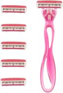 bic simply soleil click women's disposable razor, pink, 12 pack - smooth and convenient shaving solution for women logo