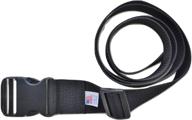 🔒 2-inch wide web belt with side release buckle - heavy poly webbing, 2-inch x 56-inch logo