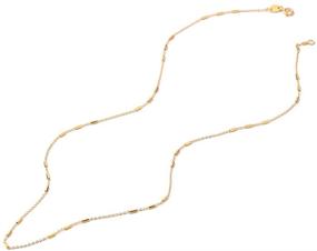 img 3 attached to 💎 Women's Sterling Silver Chain Necklace by Song Xi: 925 Finely Crafted for Style