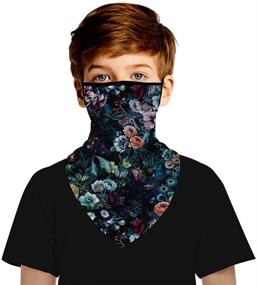 img 3 attached to 🧣 Triangle Balaclavas Neck Warmers - Bandanas for Boys' Accessories and Cold Weather