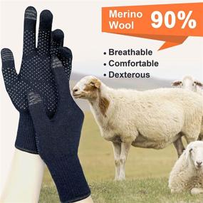 img 3 attached to 🧤 Enhance Your Winter Experience with EvridWear Merino Winter Thermal Touchscreen Gloves