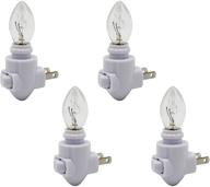 🔌 pack of 4 creative hobbies plug-in night light modules, white color, with 4 watt bulb - ideal for crafting diy decorative night lights логотип