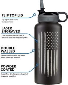 img 1 attached to American Insulated Stainless Bottle Veteran Business