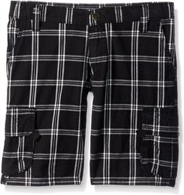 img 3 attached to Stylish Wrangler Authentics Plaid Cargo Boys' Clothing for a Fashionable Look