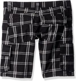 img 2 attached to Stylish Wrangler Authentics Plaid Cargo Boys' Clothing for a Fashionable Look