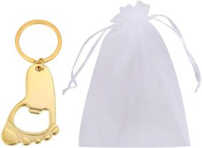 img 2 attached to Layseri Footprint Keychain Decoration Wedding