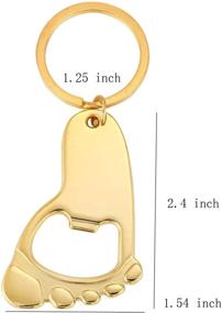 img 3 attached to Layseri Footprint Keychain Decoration Wedding