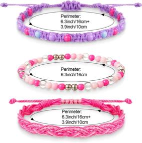 img 1 attached to 📿 Braided Friendship Bracelets: Stackable and Adjustable for Enhanced SEO