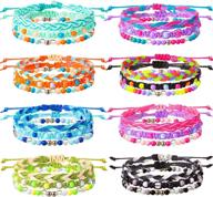 📿 braided friendship bracelets: stackable and adjustable for enhanced seo logo