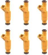 🔥 high-performance fuel injectors 0280155710 for 87-98 jeep cherokee wrangler comanche 4.0l (set of 6) logo