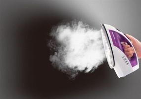 img 1 attached to Powerful and Versatile: Panasonic NI-E660SR Dry and Steam Iron in MEDIUM, White/Purple