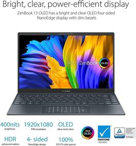 img 3 attached to 💻 Ноутбук ASUS ZenBook 13 Ultra-Slim, дисплей OLED FHD NanoEdge с диагональю 13,3 дюйма, процессор Intel Core i5-1135G7, 8 ГБ оперативной памяти LPDDR4X, 256 ГБ SSD, NumberPad, Thunderbolt 4, Wi-Fi 6, Windows 10 Home, цвет Pine Grey, модель UX325EA-DS51.