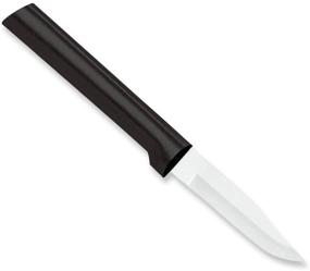 img 4 attached to Нож для чистки и нарезки Rada Cutlery - высококачественная нержавеющая сталь, 6-1/8 дюймов, черная смола ручки, сделано в США.