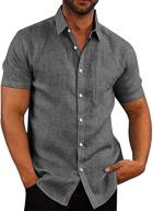 👔 coofandy men's chambray oxford shirts for business attire logo