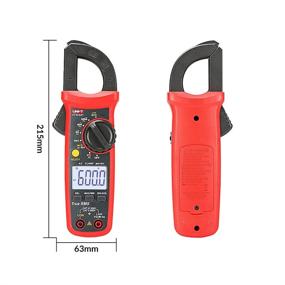 img 3 attached to 🔌 UNI-T UT202A+ Digital Pincer Multimeter: Accurate 600A AC Current Measurement with NCV Intelligent Technology