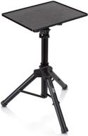 height-adjustable universal laptop projector tripod stand - holds computer, book, and dj equipment - 35 inch maximum height - 14 x 11 inch plate size - ideal for stage or studio - pylepro plpts2 logo