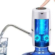 usb charging water bottle pump: 💧 efficient electric dispenser for 5 gallon bottles logo