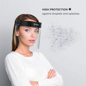 img 1 attached to HARD Detachable Protection Certified Reusable Occupational Health & Safety Products