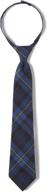 french toast boys adjustable plaid boys' accessories in neckties logo