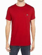 👕 lacoste cotton jersey t-shirt: men's clothing essential for style and comfort logo