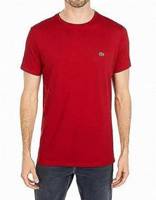 img 2 attached to 👕 Lacoste Трикотажная футболка из хлопка: Основная часть мужской одежды для стиля и комфорта