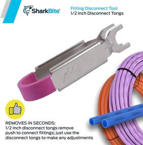 img 1 attached to 🔧 Effortlessly Remove SharkBite Fittings with the SharkBite U711A Universal Disconnect Tongs: A Must-Have Push-to-Connect Fitting Removal Tool (1/2 Inch)