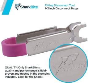 img 2 attached to 🔧 Effortlessly Remove SharkBite Fittings with the SharkBite U711A Universal Disconnect Tongs: A Must-Have Push-to-Connect Fitting Removal Tool (1/2 Inch)