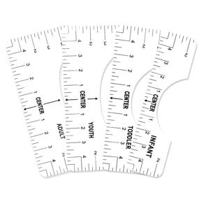 img 4 attached to T Shirt Alignment Rulers Toddler Included