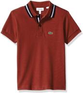 👕 одежда lacoste для мальчиков с короткими рукавами и капюшоном: комфорт и стиль для юных джентльменов логотип