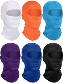 img 4 attached to 🧣 Stylish Girls' Accessories: Breathable Balaclava Windproof Covering for Fashionable Scarves