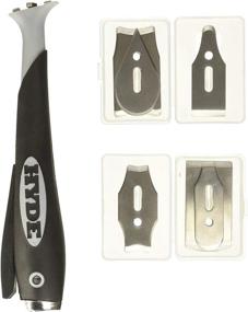 img 2 attached to 🔪 HYDE Contour Scraper with 6 Interchangeable Blades, Multicolor - 10450